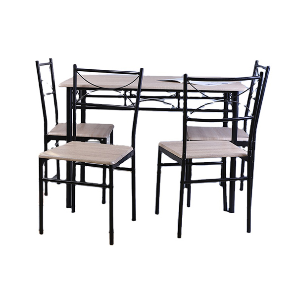 Din Modern Design Square Dining Table Set Decoration Coffee Mdf Table And Chair From China